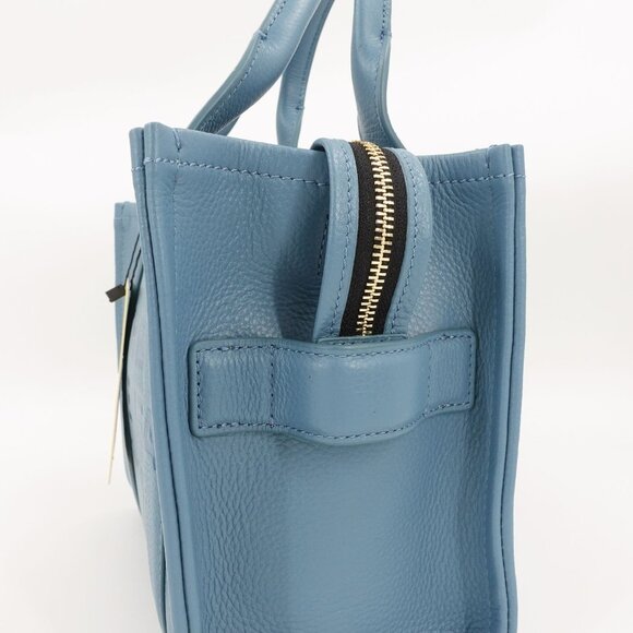 Marc Jacobs Women's The Small Leather Tote Bag Blue OS - Picture 7 of 12